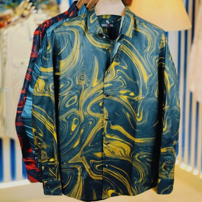 Digital Dubi Cotton Full sleeve Shirt-S