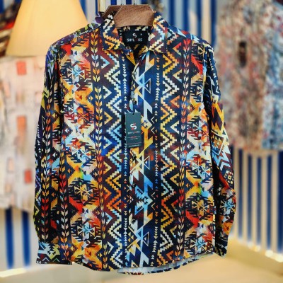 Digital Dubi Cotton Full sleeve Shirt-S