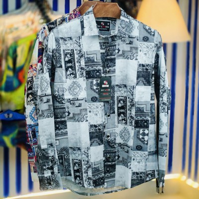 Digital Dubi Cotton Full sleeve Shirt-S