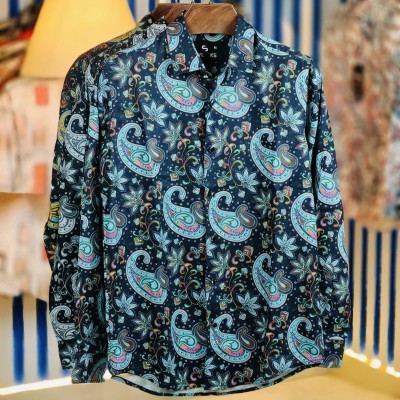 Digital Dubi Cotton Full sleeve Shirt-S