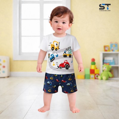 Kids Cotton t shirt & Pant Set