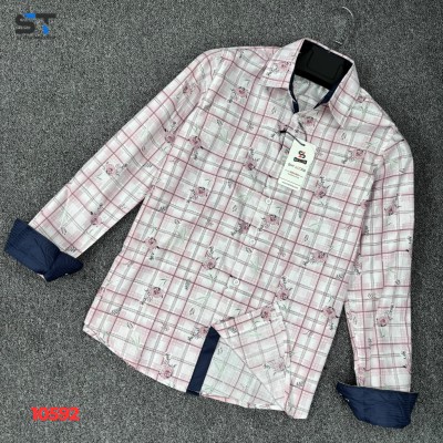 Pure Cotton Contrast Shirt for Men's