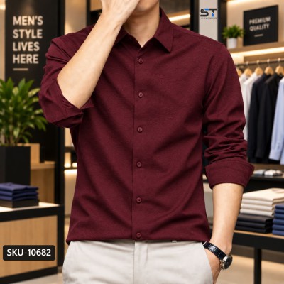 Premium China Jafran Fabrics Solid Full Sleeve Shirt